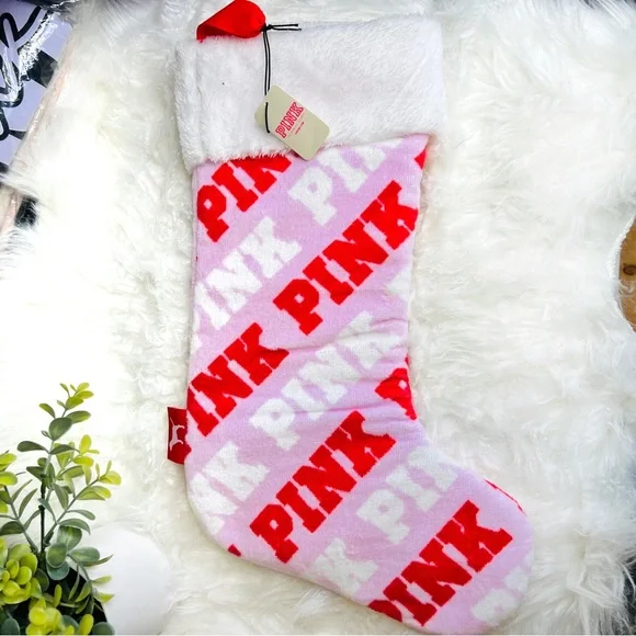 Victoria’s Secret PINK Holiday Stocking Limited Edition New With Tags - Picture 4 of 7